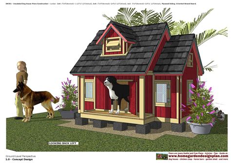 My friend stephanie and i designed a dog house for a chinese crested. home garden plans: DH301 - Insulated Dog House Plans - Dog ...