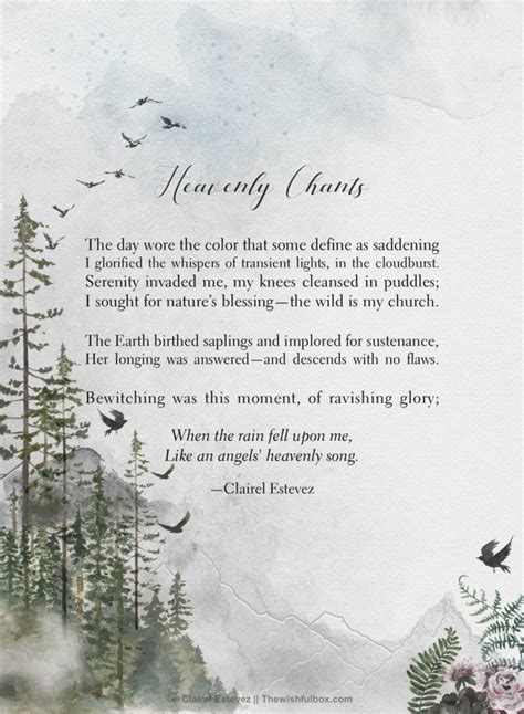 Pluviophile Rain Poems Nature Poetry By Clairel Estevez Rain Poems