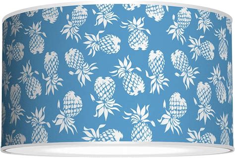 Seascape Drum A Shaheen Hi Pineapples Blue Lamp 10x10x10 10x10x10 Tools And Home