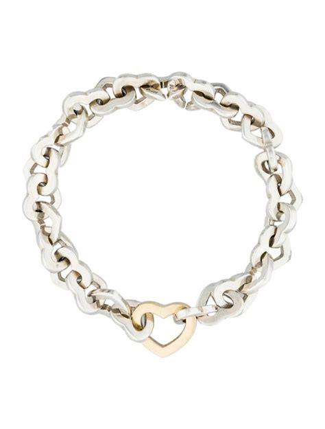 Tiffany Co Interlocking Heart Bracelet Bracelets Tif The