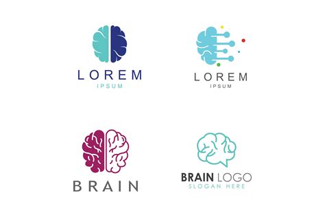 Brain Logo Graphic By Mujiyono · Creative Fabrica