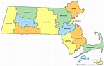 Massachusetts County Map - MA Counties - Map of Massachusetts