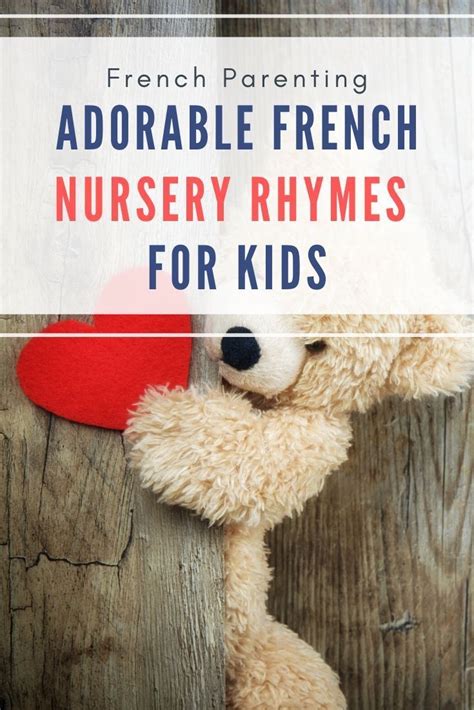 12 Adorable French Nursery Rhymes With Lyrics And Audio In 2020
