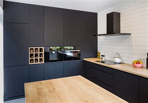 Black Kitchen Cabinets One Color Fits All