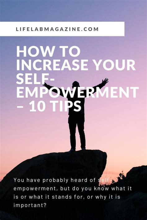 How To Increase Your Self Empowerment 10 Tips Life Lab Magazine