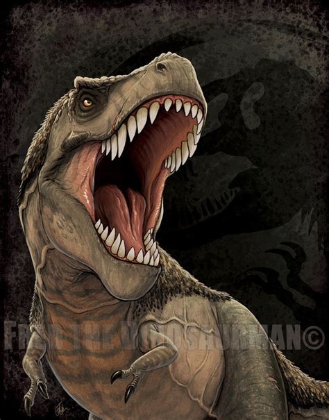 A More Realistic Version Of The Jurassic Park Jurassic World T Rex By Fredthedinosaurman