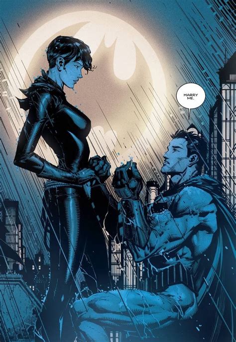 Batcat Bruce Asking Selina To Marry Him Batman E Mulher Gato Arte