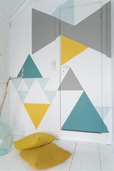 Jika anda seorang penggemar seni, anda mungkin takut memadukan hiasan artistik dengan konsep minimalis ke dalam rumah. 25 pola corak dinding sejuk - Hiasan dinding DIY sendiri