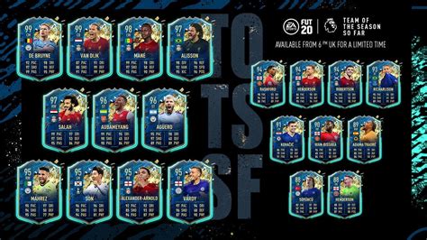 Fifa 21 team of the season (tots) promo event has started from 23rd of april in fut 21 by revealing the community and efl squads. FIFA 20 Ultimate Team: Estos son los TOTS de la Premier League