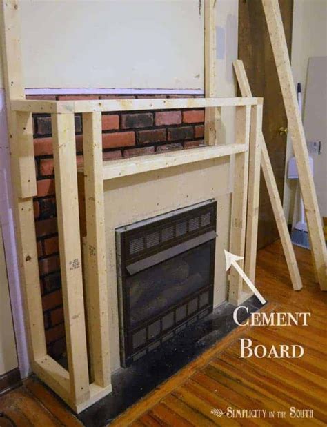 Diy Budget Fireplace Surround Makeover From The Boring Brown Before To