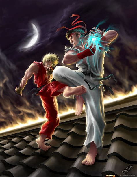 Ryu Vs Ken Wallpapers Wallpaper Cave