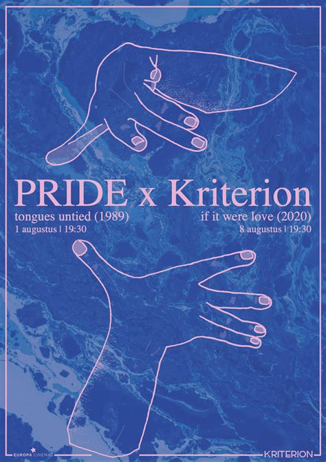 Pride X Kriterion Tongues Untied 1989 If It Were Love 2020