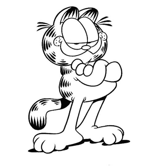 Este album de broly ssj para pintar con 23. 127 dibujos de Garfield para colorear | Oh Kids | Page 9