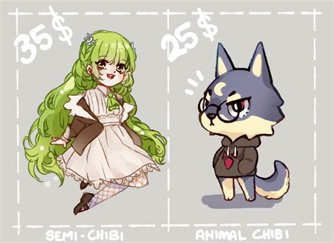 For Hire Anime Chibi And Animal Chibi Commission Start At 25 Usd