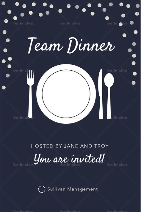 Fine Dinner Invitation Template That You Must Know Youre In Good