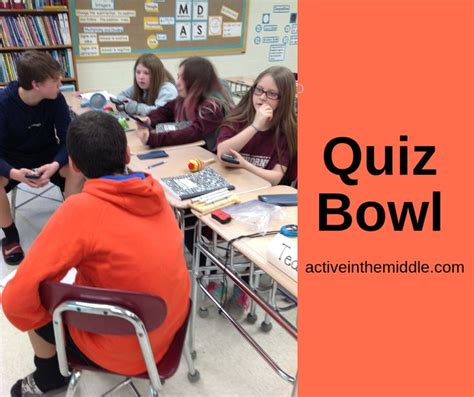 Quiz Bowl School Quiz Education Middle School Middle School Math