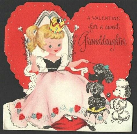 Granddaughter Vintage Valentine Cards Vintage Valentines Fashion