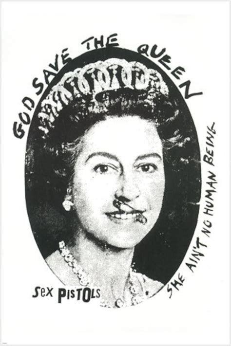 Sex Pistols God Save The Queen Promo Poster Punk Queen Etsy