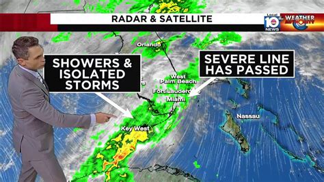 Watch For Wind As Storms Bring In South Florida Cold Front Youtube