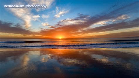 Hermosawave Photography Low Tide Sunset