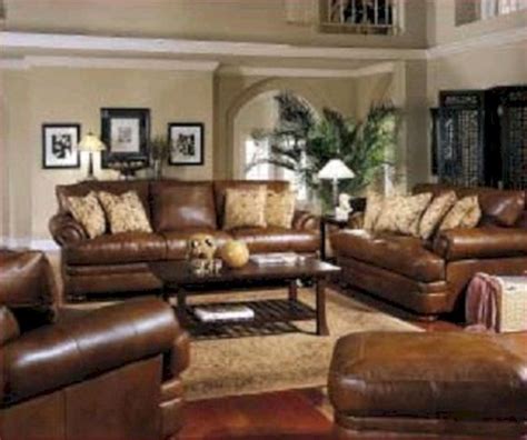 10 Living Room Pictures With Brown Leather Furniture Decoomo