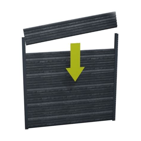 Durapost Mm Grey Urban Slatted Composite Boards Pack