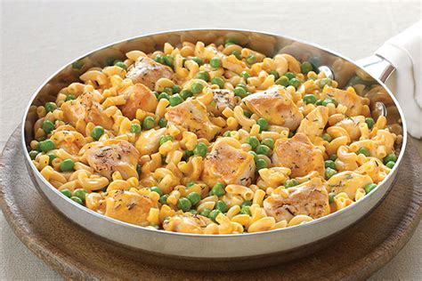 The basil adds an herby freshness to the cheesy, melted velveeta and chicken. Cheesy Chicken Skillet - My Food and Family