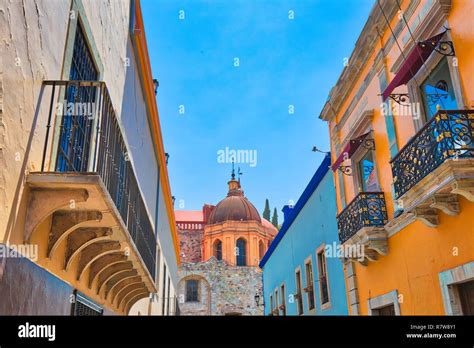 Guanajuato Mexico Scenic Old Town Streets Stock Photo Alamy