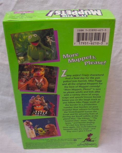 Its The Muppets More Muppets Please Vhs Video 1997 Brand New