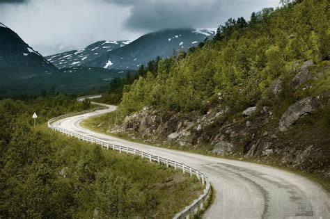 Image Winding Road And Mountains Stock Photo By Jf Maion