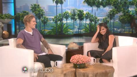 As long as she is even speaking to him in any way, it is not only. Justin Bieber And Selena Gomez on Ellen 2017 - YouTube