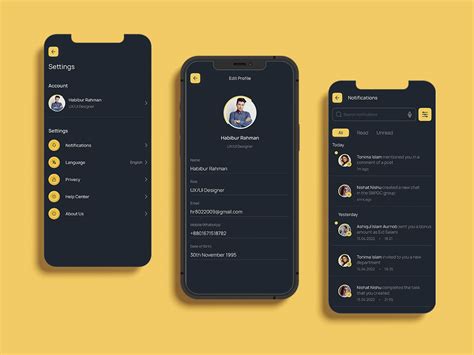 Settings Screen Ui Design For Mobile Uplabs