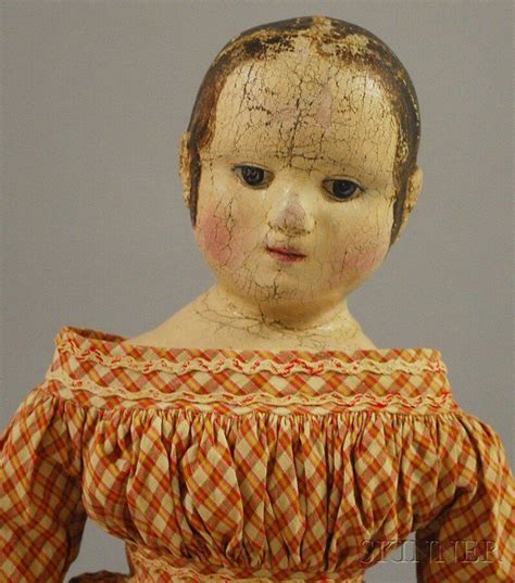 Izannah Walker Cloth Doll Central Falls Rhode Isl Lot 29 Vintage