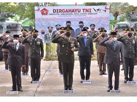 Syukuran Peringatan Hut Tni Ke 76 Di Makorem 011lilawangsa Tagar