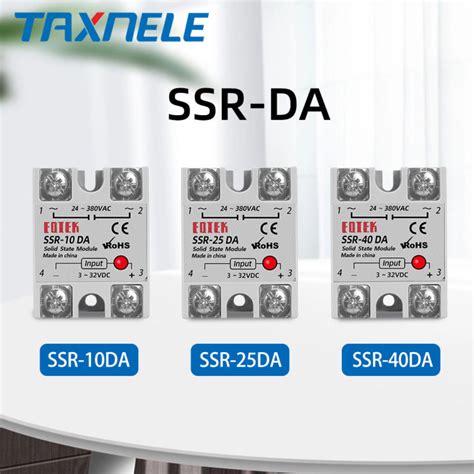 Ssr 25da Ssr 40da Solid State Relay Module For Pid Temperature Control