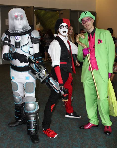 Mr Freeze Harley Quinn And The Riddler San Diego Comic Con