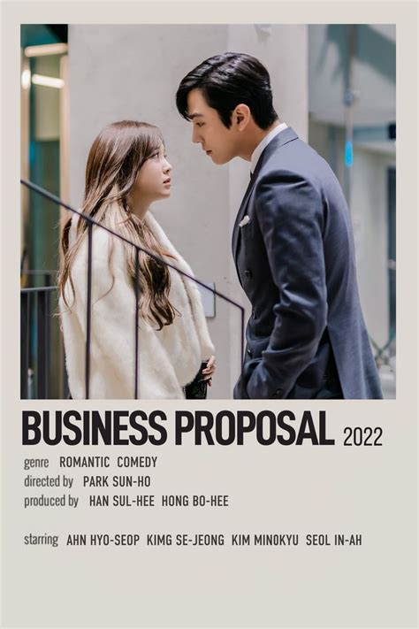 Business Proposal Polaroid Poster Korean Drama Kdrama Drama Tv Shows