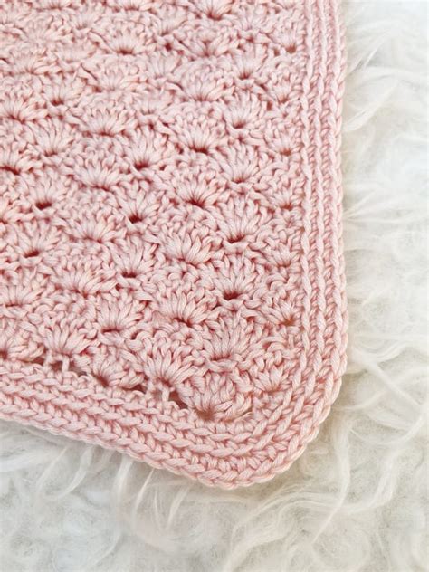 Crochet Baby Blanket Shell Stitch