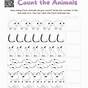 Easy Animal Count Worksheet