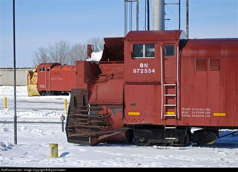 Railpicturesnet Photo Bn 972554 Bnsf Railway Rotary Snow Plow At