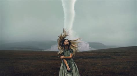 Girl Tornado Photography Hd Photography 4k Wallpapers Images