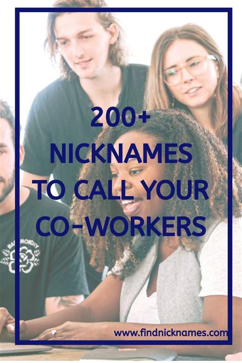 200 Nicknames For Co Workers Cute Cool Funny And Mean Names — Find