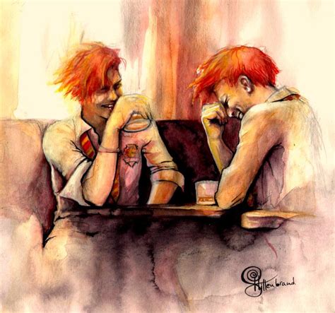 Fred And George Weasley Cheers To Freedom By Peregrinus5floh On Deviantart Harry Potter Fan Art
