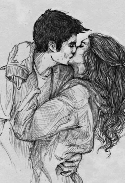 Couple Kiss Drawing Love Drawings Couple Relationship Drawings