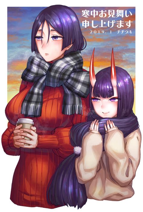 Shuten Douji And Minamoto No Raikou Fate And More Drawn By Titiduki Manman Ya Danbooru