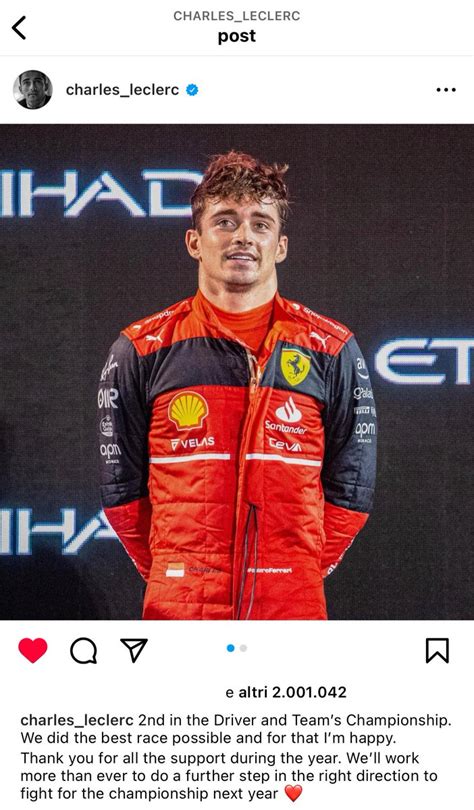 Bea On Twitter Charles Leclercs Most Liked Instagram Posts 🤍