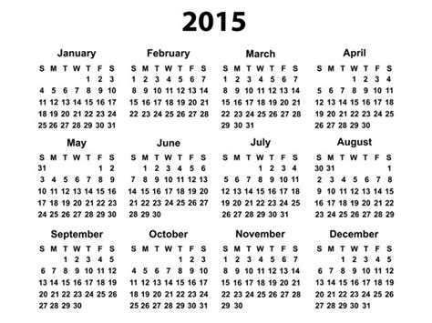 2015 Calendar Actltk