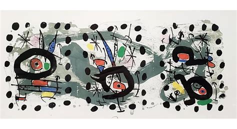 Lot Joan Miro Serigraph Signed In Plate