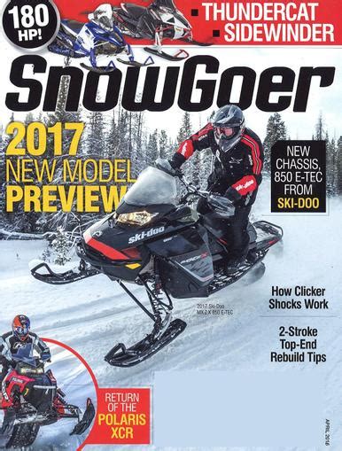 Snow Goer Magazine Subscription Discount Worlds 1 Snowmobile