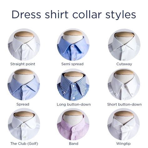 Dress Shirt Collar Styles The Complete Guide From Casual To Formal